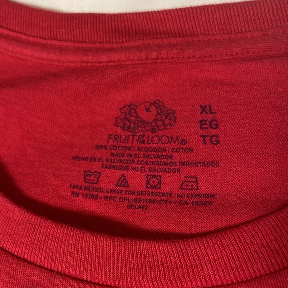 NWOT Fruit of the Loom 100% Cotton Pocket T-Shirt - Picture 4 of 13